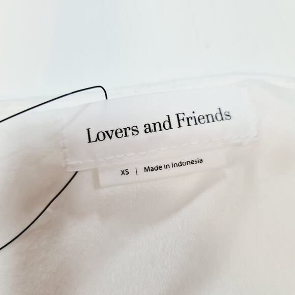 Lovers and Friends Forget Me Knot Midi Dress in White XS - Picture 8 of 12